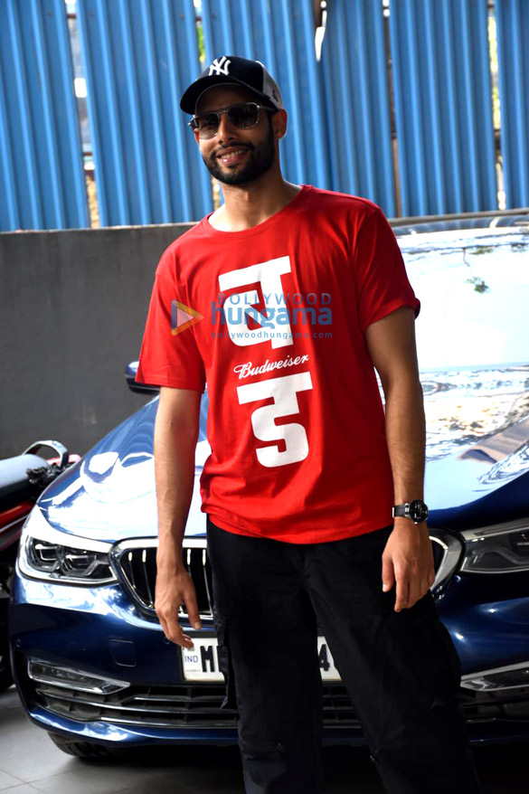 photos siddhant chaturvedi looks cool in a red and black outfit as he gets snapped outside piyush dance class 1