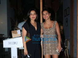 Photos: Sisters Neha Sharma and Aisha Sharma snapped at Mizu in Bandra