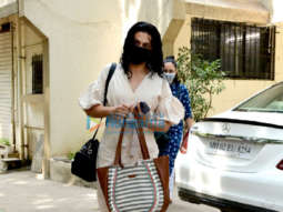 Photos: Taapsee Pannu steps in all-white on Saturday after a salon session in Juhu