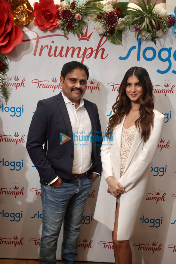 Photos: Tara Sutaria opts for an all-white outfit for the inauguration of Triumph’s Store in Navi Mumbai