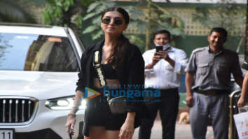 Photos: Tara Sutaria snapped outside a friend’s house in Bandra