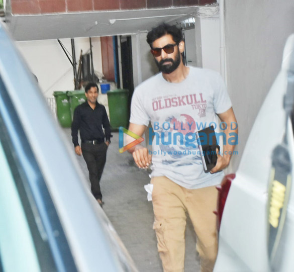 photos varun dhawan ananya panday and rana dagubatti snapped at karan johars office in khar 1