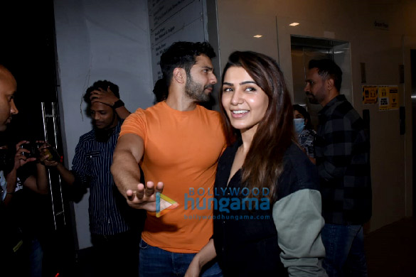 photos varun dhawan samantha ruth prabhu and raj nidimoru snapped in andheri 3