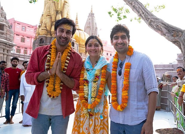 Ranbir Kapoor and Alia Bhatt perform puja after wrapping the shoot of Brahmastra