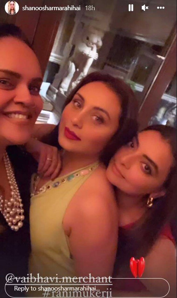 Rani Mukerji celebrates her 44th birthday with Karan Johar, Manish Malhotra, Anil Kapoor, Vaibhavi Merchant after making rare appearance with Aditya Chopra, see photos Rani Mukerji celebrates her 44th birthday with Karan Johar, Manish Malhotra, Anil Kapoor, Vaibhavi Merchant after making rare appearance with Aditya Chopra, see photos
