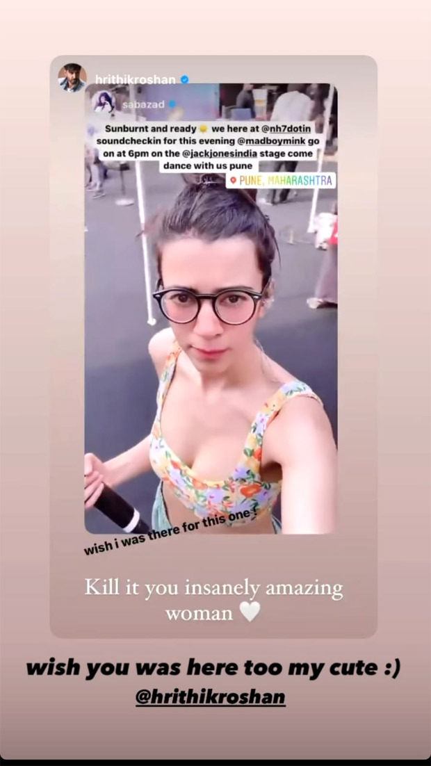 Saba Azad calls Hrithik Roshan my cute during love-filled Instagram exchange