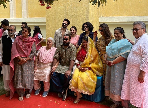Shahid Kapoor attends half-sister Sanah Kapur's wedding with Manoj and Seema Pahwa's son; Ratna Pathak Shah, Naseeruddin Shah attend