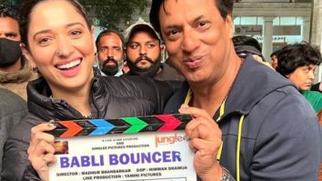 Tamannaah Bhatia and Madhur Bhandarkar wrap the first schedule of Babli Bouncer