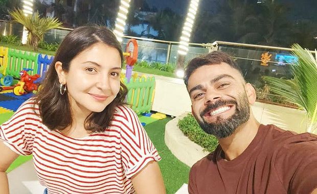 Virat Kohli and Anushka Sharma are all smiles spending time with Vamika in her playpen Virat Kohli and Anushka Sharma are all smiles spending time with Vamika in her playpen