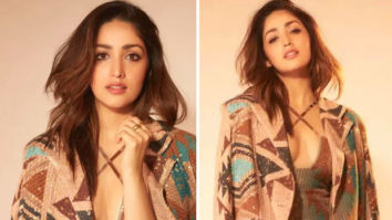 Yami Gautam says ‘bling it on’ in keyhole criss-cross shimmery dress and jacket for Dasvi promotions