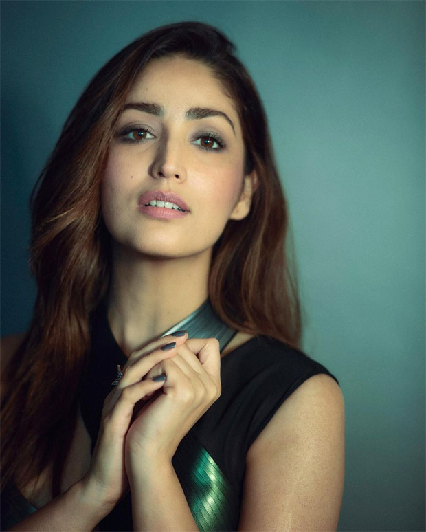 Yami Gautam looks resplendent in dramatic halter-neck Amit Aggarwal gown worth Rs. 62,500