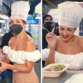 Malaika Arora resumes work post her accident; seen visiting the kitchen of her food brand