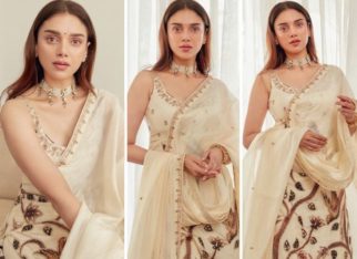 Aditi Rao Hydari looks regal and exudes summer vibes in ivory kurta and churidar