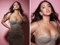 Akansha Ranjan Kapoor is ultimate shimmer queen in silver and golden body-con gown at bestie Alia Bhatt’s wedding bash with Ranbir Kapoor