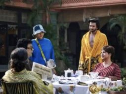 Alia Bhatt, Ranveer Singh, and Karan Johar snapped on the set of Rocky Aur Rani Ki Prem Kahani