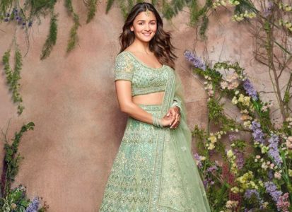 Alia Bhatt looks resplendent in scintillating mint embellished lehenga worth Rs. 29999 1