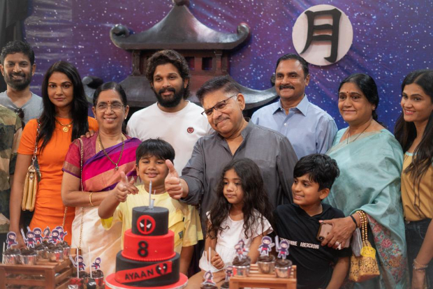 Allu Arjun and Sneha Reddy celebrate their son Ayaan's birthday, see photos Allu Arjun and Sneha Reddy celebrate their son Ayaan's birthday, see photos