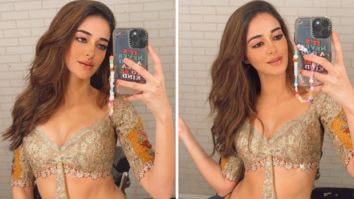Ananya Panday’s orange-golden lehenga reminds her of Alia Bhatt-Ranbir Kapoor song Kesariya from Brahmastra