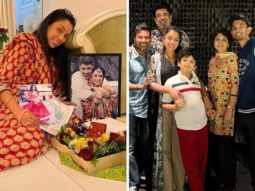 Anupamaa star Rupali Ganguly shares inside pictures from her birthday celebration with her husband and son