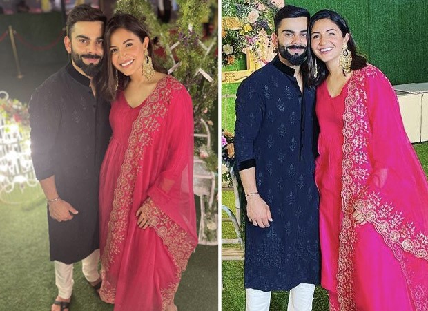 620px x 450px - Anushka Sharma shares stunning pictures with husband Virat Kohli donning  fuschia pink suit worth Rs. 16,900 from Glen Maxwell's wedding : Bollywood  News - Bollywood Hungama