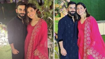 Anushka Sharma shares stunning pictures with husband Virat Kohli donning fuschia pink suit worth Rs. 16,900 from Glen Maxwell’s wedding