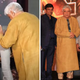 At RRR success bash, SS Rajamouli touches Javed Akhtar's feet; latter says, You have given 20th century a new pair of Jai-Veeru