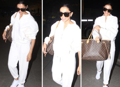 Deepika Padukone grabs the spotlight in a white jumpsuit and Rs. 2.29 Lakh Louis  Vuitton bag 2 : Bollywood News - Bollywood Hungama