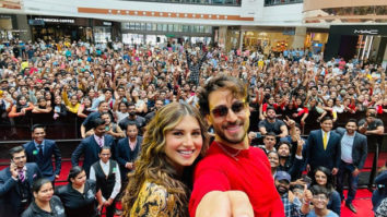 Heropanti 2 stars Tiger Shroff and Tara Sutaria greet massive crowd at a mall during promotions