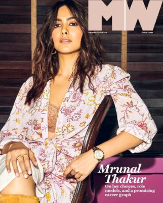 Mrunal Thakur on the cover of Man's World