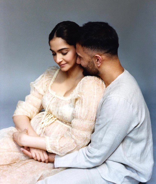 Mom-to-be Sonam Kapoor flaunts her pregnancy style in midi dress worth Rs 14,500 in maternity photoshoot with Anand Ahuja 
