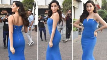 Nora Fatehi makes a stunning statement in mermaid V-neck gown worth Rs. 68,484 for Dance Deewane Juniors