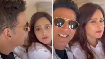 Nushrratt Bharuccha explains the difference between Instagram and reality; switches from using a fork to her hands as Akshay Kumar takes a selfie
