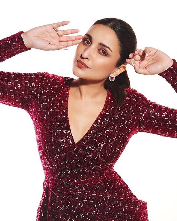 Parineeti Chopra is enjoying a sequin moment in plunging neckline mini dress 