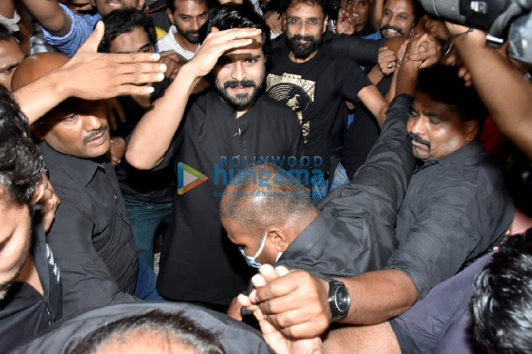 photo rrr star ram charan snapped at gaiety galaxy 3