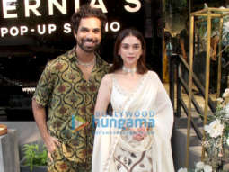 Photos: Aditi Rao Hydari snapped at the unveiling of Punit Balana’s spring collection at a store in Bandra