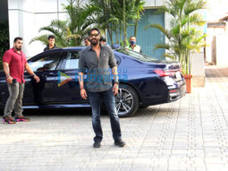Photos: Ajay Devgn snapped at the airport departing to promote his film Runway 34 in Delhi