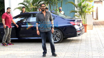 Photos: Ajay Devgn snapped at the airport departing to promote his film Runway 34 in Delhi