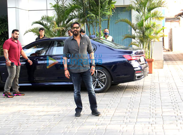 Photos: Ajay Devgn snapped at the airport departing to promote his film Runway 34 in Delhi
