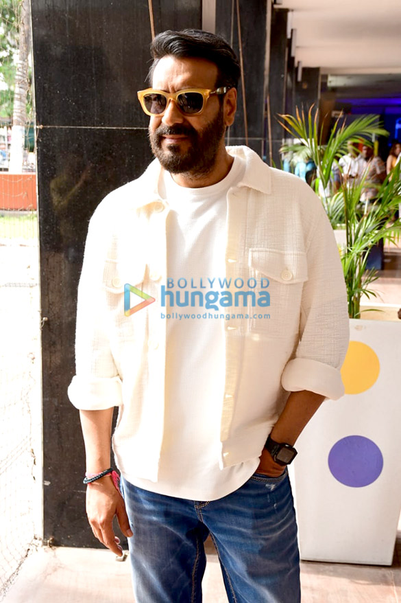photos ajay devgn snapped at the launch of a game based on his upcoming film runway 34 6