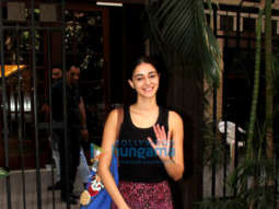 Photos: Ananya Panday spotted outside a dance class in Khar