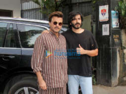 Photos: Anil Kapoor and Harsh Varrdhan Kapoor spotted promoting the film Thar at Mehboob studio