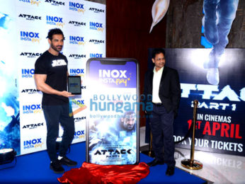 Photos: John Abraham snapped at the launch of INOX Insta Pay in Goregaon