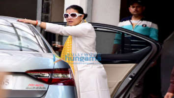 Photos: Kajol and Yug Devgn snapped in Juhu