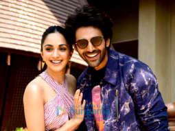 Photos: Kartik Aaryan and Kiara Advani twin in blue as they promote Bhool Bhulaiyaa 2