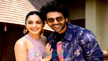 Photos: Kartik Aaryan and Kiara Advani twin in blue as they promote Bhool Bhulaiyaa 2