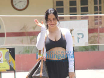 Photos: Neha Sharma spotted outside a gym in Bandra