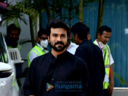 Photos: RRR star Ram Charan snapped at the Mumbai airport