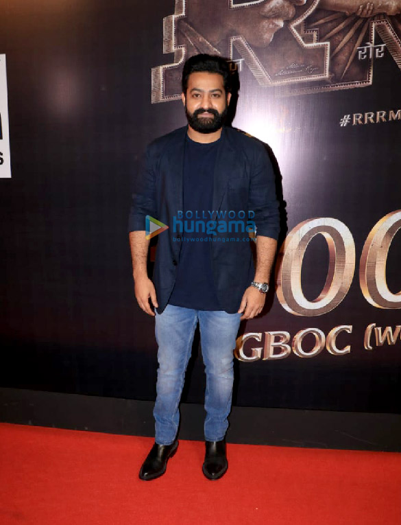 photos ram charan jr ntr ss rajamouli and others snapped at the success bash of their film rrr 123 1