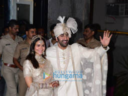 Photos: Ranbir Kapoor and Alia Bhatt greet media post their wedding