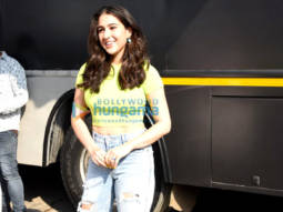 Photos: Rashami Desai, Sara Ali Khan, Farah Khan and Saqib Saleem spotted on the sets of The Khatra Khatra Show